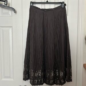 Chicos Taupe Skirt